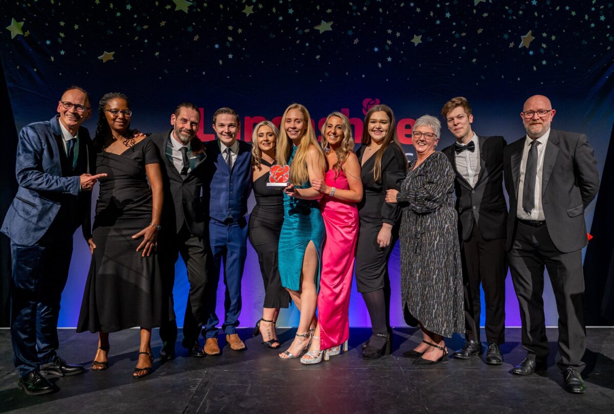 Lancashire Tourism Awards Winners on stage